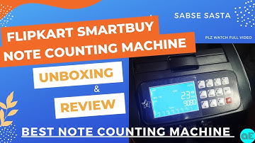 Best note Counting Machine🥰🥰 Unboxing & review ll full video in Hindi l Purchase link in description