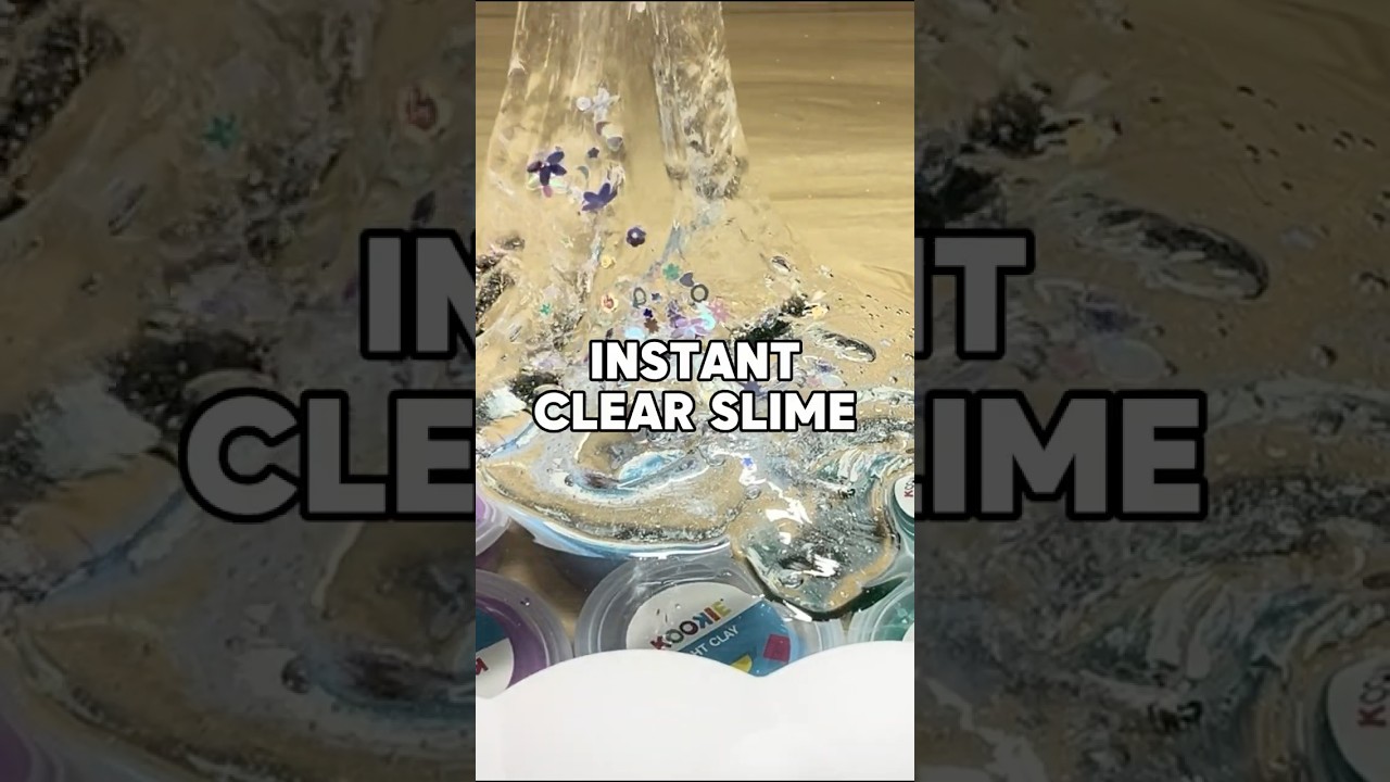 INSTANT CLEAR SLIME 🤯