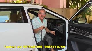 Physically Challenged Person Driving Mahindra BE 6 EV with Hand Controls \u0026 Explaining How it Works