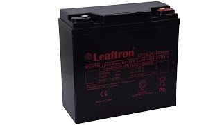 Leaftron LTC12-24 12V 24Ah zselés akkumulátor