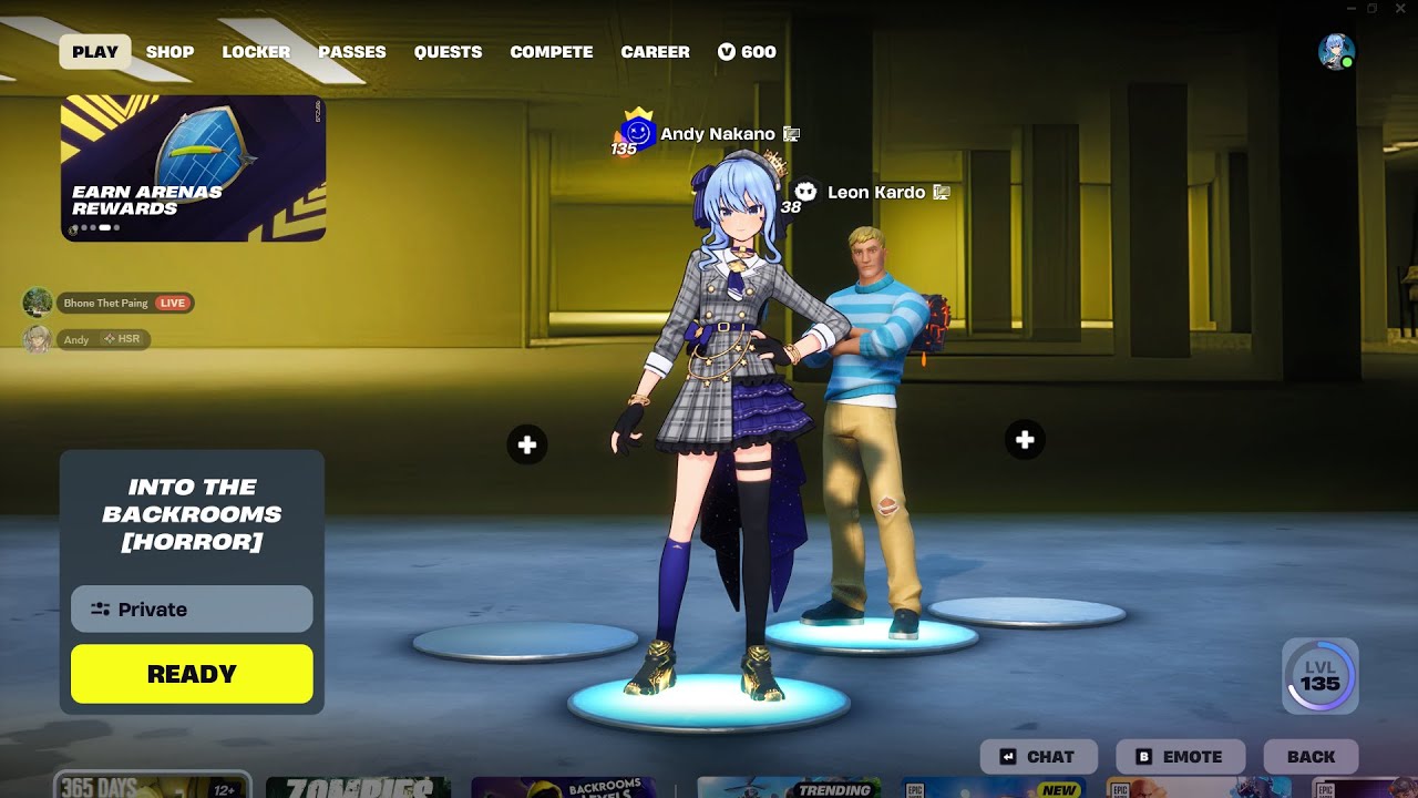 Fortnite ထဲက Backrooms ဆော့ကြည့်ကြမယ်