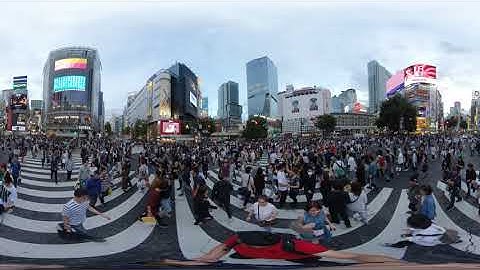 Shibuya Crossing in 360 with Insta360 One X