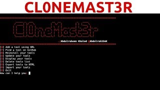 Cl0neMast3r - GitHub Repository Cloning Tool