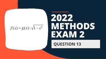 NHT 2022 Maths Methods Exam 2 Solutions - Question 13