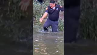 Caught on camera: Fort Worth officer pulls missing boy from river