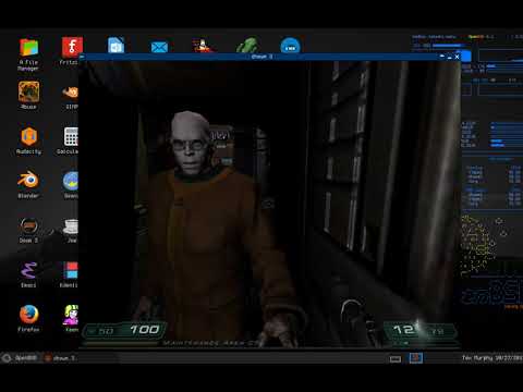 Test run with FFMpeg, Doom III in OpenBSD *NO AUDIO