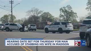 Hearing date set for man accused of stabbing, killing his wife outside TN elementary school