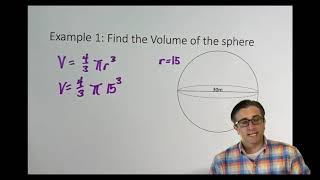 Geometry- Section 11.7- Volume of Spheres