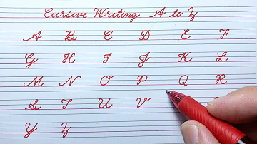 Cursive writing A to Z | Cursive capital letters ABCD | Cursive ABCD | Cursive handwriting practice
