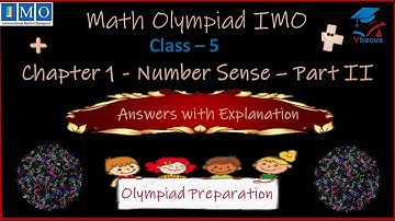 #vbacus 😎 Class 5 I SOF MATHS Olympiad IMO  | Chapter-1 Number Sense (Part -2) #imo