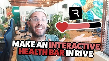 Make an interactive Health Bar in #Rive Tutorial