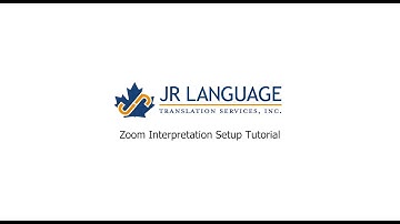 Zoom Interpretation Setup