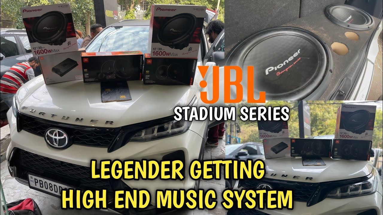 Fortuner Legender Getting High End Music System Best Car Music system