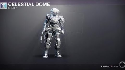 Destiny 2 Titan with Interlaced armor Ornaments and Celestial Dome Shader