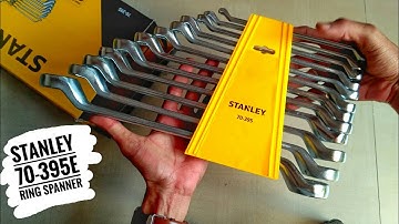 STANLEY 70-395E Ring Spanner Set | STANLEY 70-395 ring wrench set | Best ring spanner set