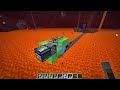 How to make a construction machine in lava Minecraft