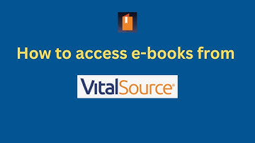 Guide on How to Access E-Books From VitalSource Database