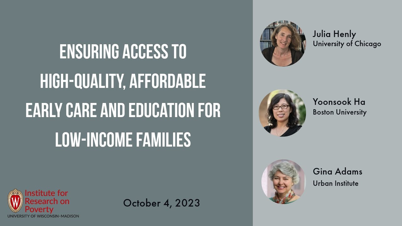 Ensuring Access To High Quality Affordable Early Care And Education Ensuring Access To High Quality Affordable Early Care And Education