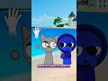 Gray menyelamatkan Wenda dari monster laut dan akhir yang tak terduga#animasi #shorts #lucu#sprunki