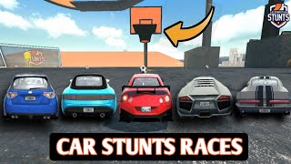 BASKETBALL 🏀 Match : In Car Stunts Races Mega Ramp Gameplay 🔥| screenshot 5