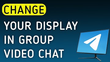 How To Change Your Display In A Group Video Chat On Telegram App On PC (New Update)