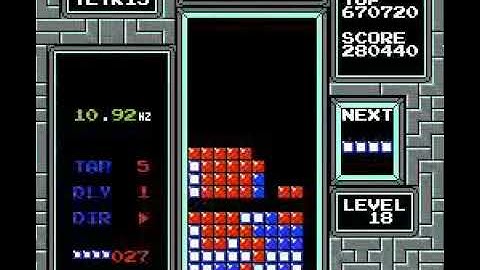 My first 700k - nes tetris