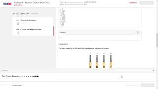 Cricket Bat Manufacturer Techgig Altimetrik-Women Code-A-Thon Challenge Passed All Test Cases