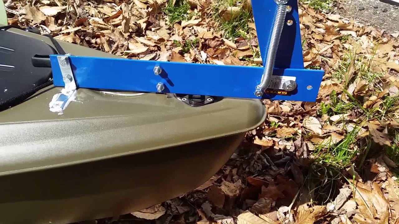 straight edge diy kayak skeg - youtube