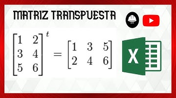 🟢Como TRANSPONER UNA MATRIZ en EXCEL, FACIL Y RAPIDO ✅