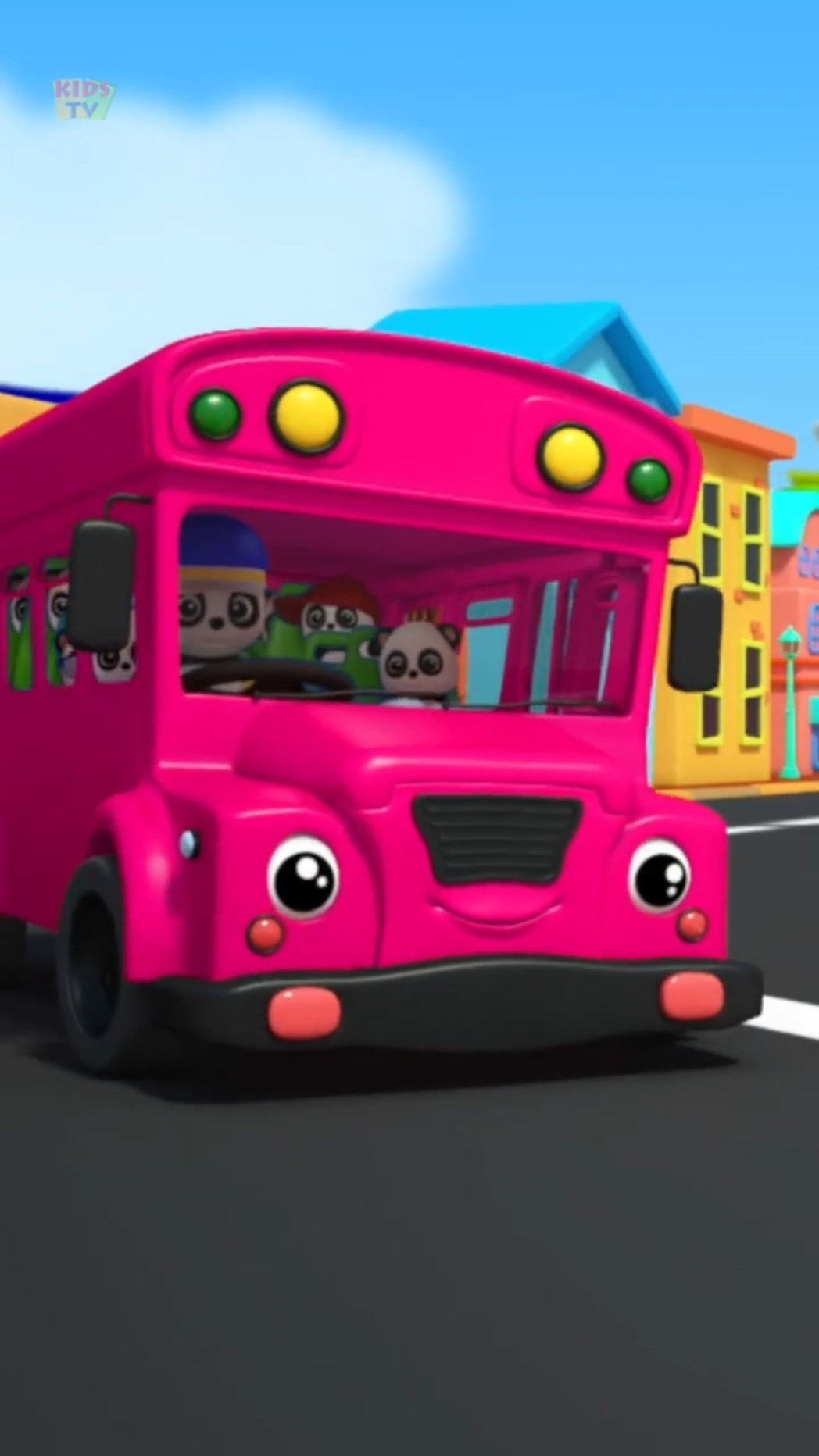 Wheels On The Bus #shorts #trending #ytshorts #babysong #cartoon #viral #kidsvideos