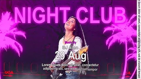 Create a DJ Night Slideshow Video - MakeWebVideo.com