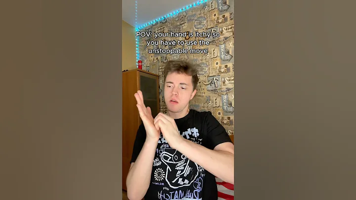POV: your hand is itchy 😂