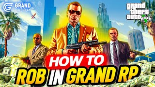 How To Rob People In GTA 5 Grand RP | Complete Robbing Guide | How To Pickpocket In Grand RP