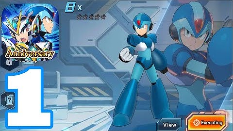 MEGA MAN X DiVE - Gameplay Walkthrough - Part 1 - Stage 1 Complete (Android, iOS)