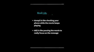dd vs dump in Laravel What’s the Difference