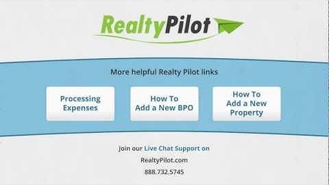 Realty Pilot Working with Work Orders