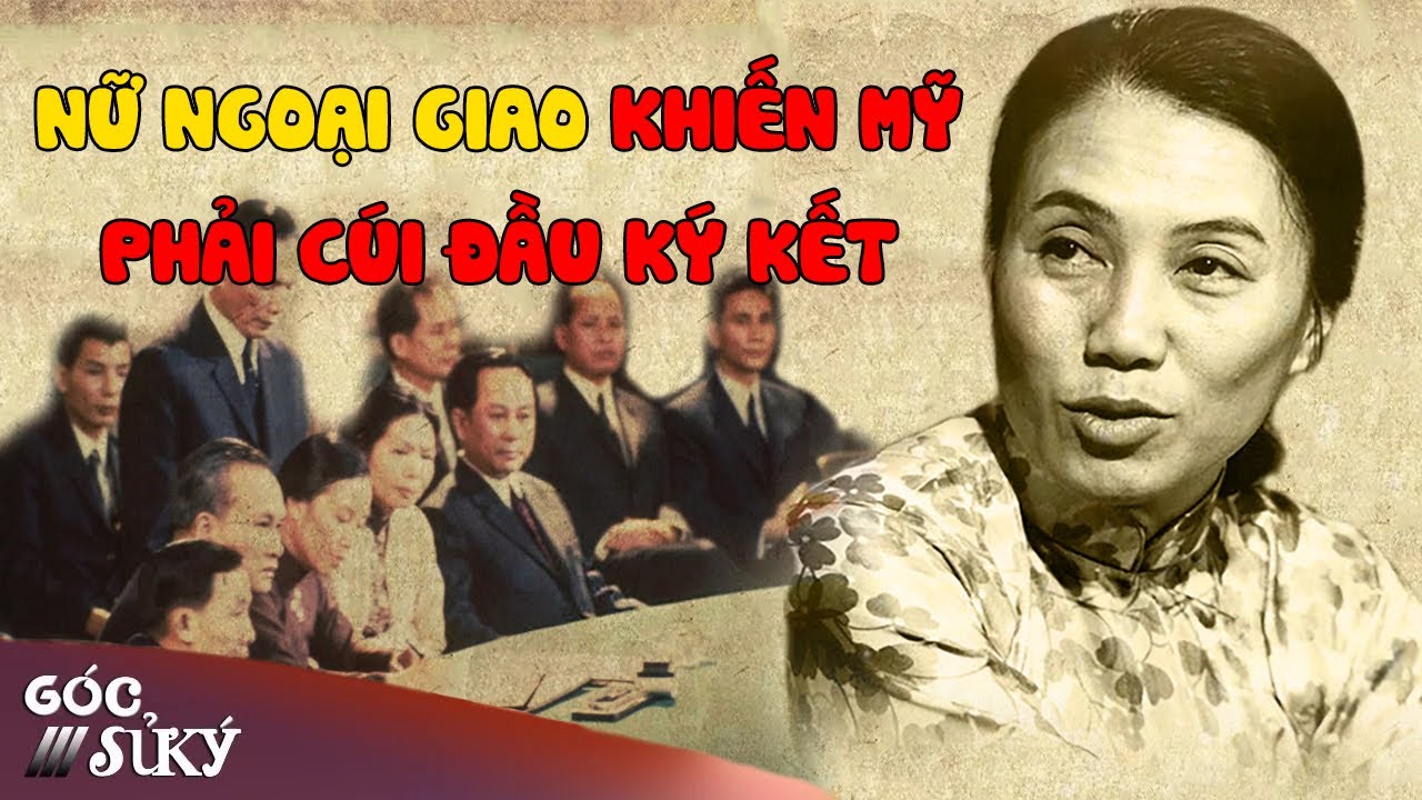 Cú Đập Bàn Lịch Sử của bà Nguyễn Thị Bình đè bẹp Mỹ | Hiệp Định Paris ...