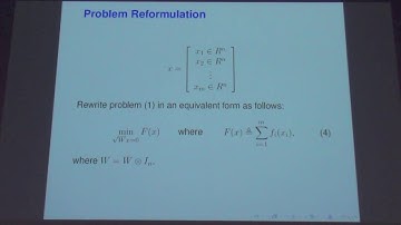 Cezar A. Uribe "Recent Advances in Distributed Optimization over Networks"