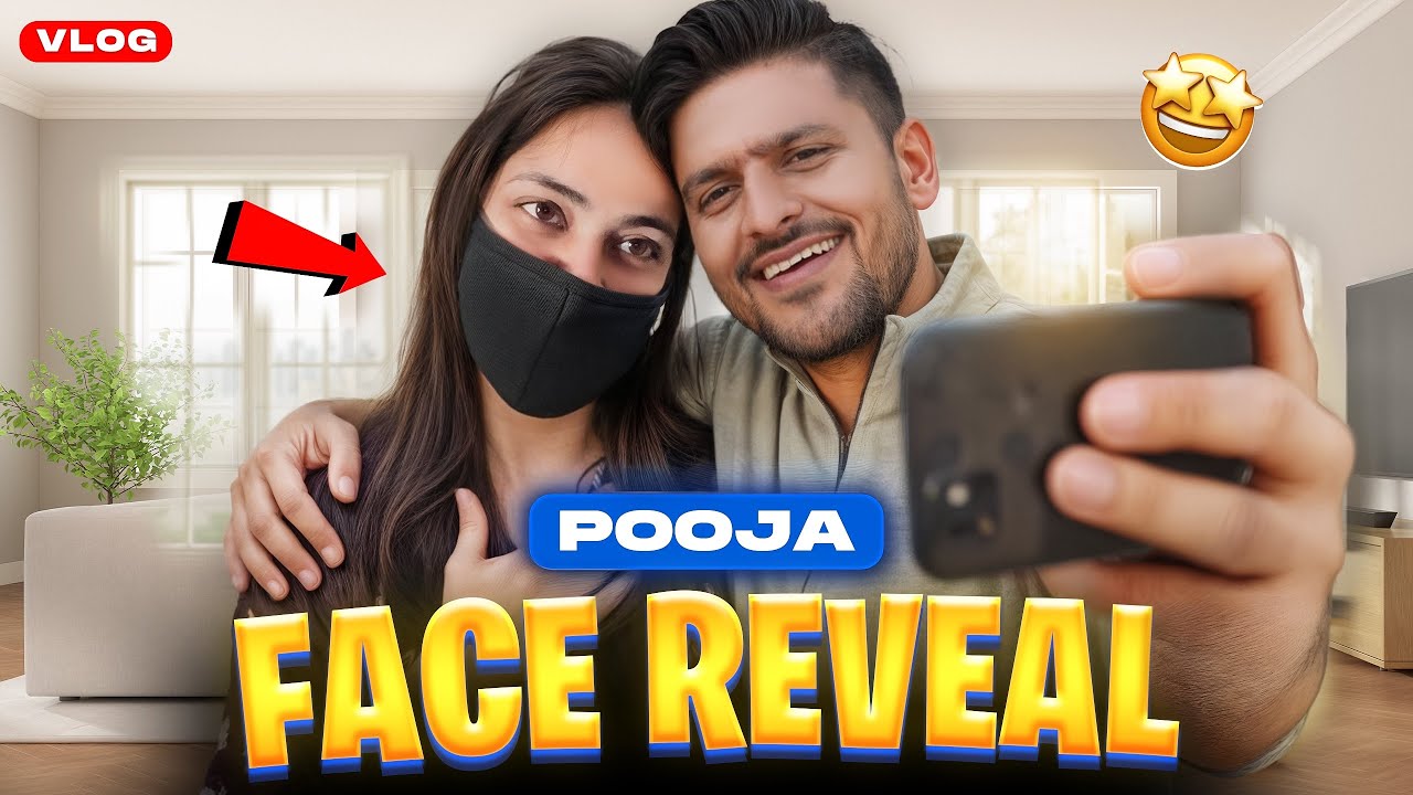 Pooja Face Reveal and Home Tour 😍