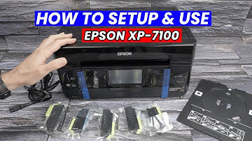 Epson XP-7100 : How to Setup and Use - Full Step by Step Guide