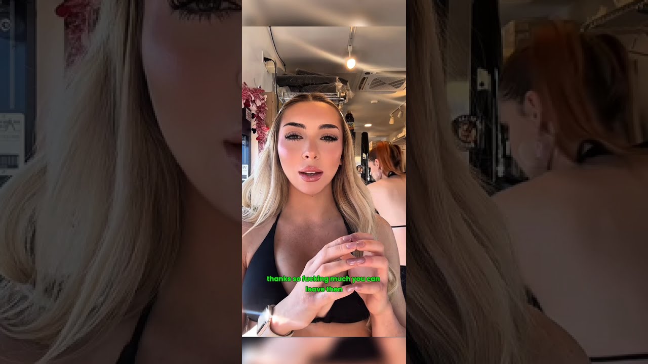 Beautiful Barista Serving Coffee with Style ☕