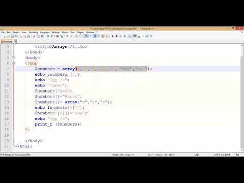 Short Hand Notation of Array  (Learn PHP and MySqli in Urdu Complete)| Part 29 of 120
