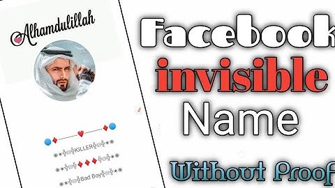How to Make Invisible Name on Facebook 2022 | How to Hide Name on Facebook | Urdu Hindi