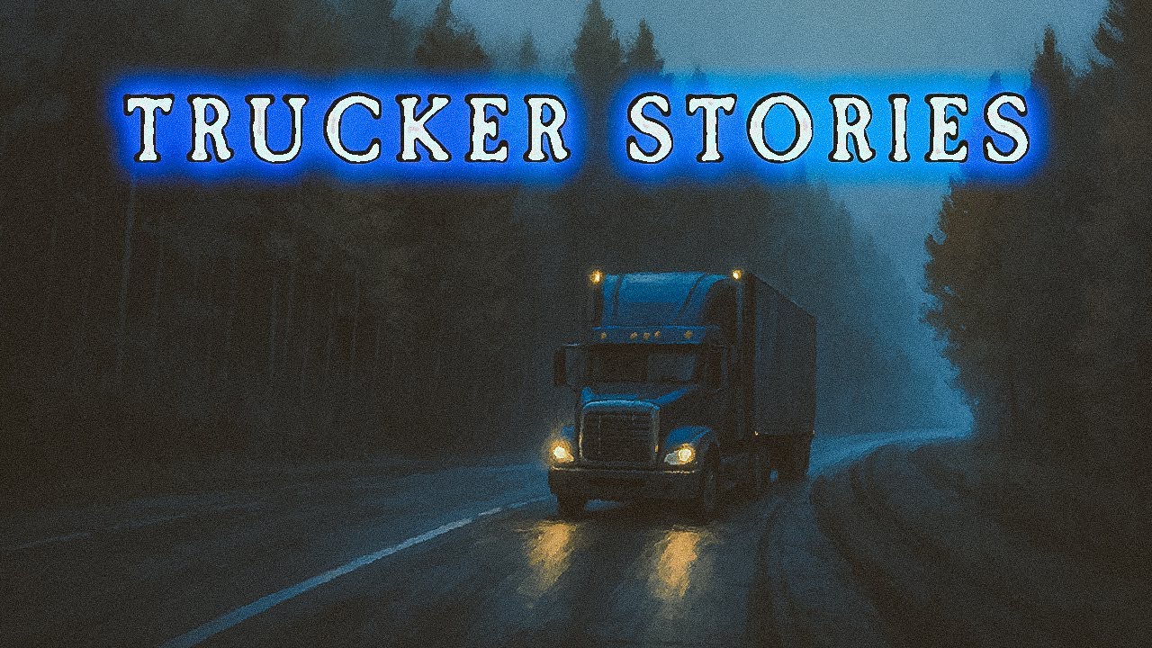 4 СТРАШНЫХ истории о дальнобойщиках с дождём и гнетущей атмосферой