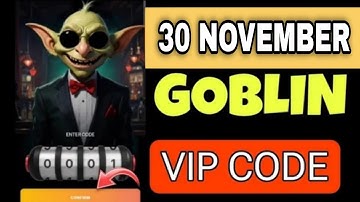 30 November Goblin Mine Game Code | Goblin Mine Game VIP Code | Goblin Mine Game Daily Code