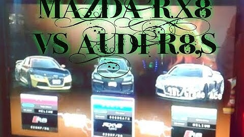 MAXIMUM TUNE 5DX+ MAZDA RX8 VS AUDI R8,S WANGAN VIA C1