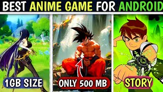Top 3 *ANIME GAMES FOR ANDROID* PART 4|| #animegame #dragonballz #anime