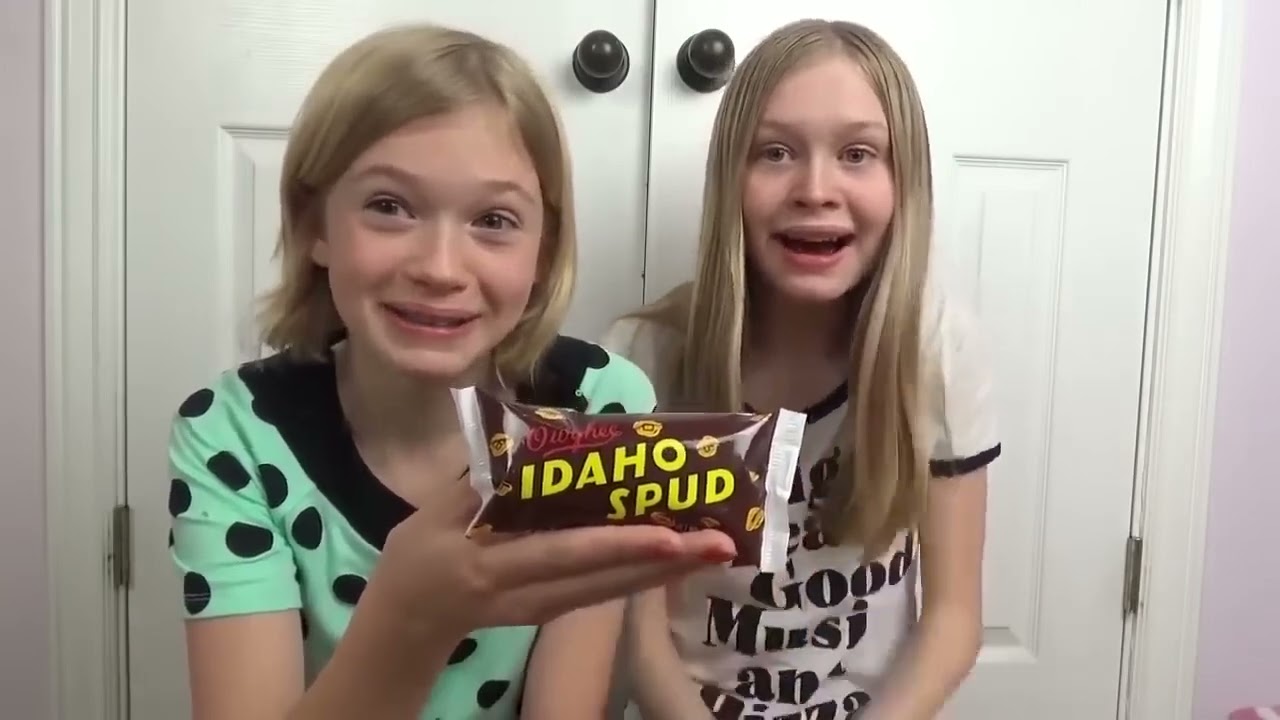 Katherine & Rachael Try New Foods!!! | SevenSuperGirls - YouTube