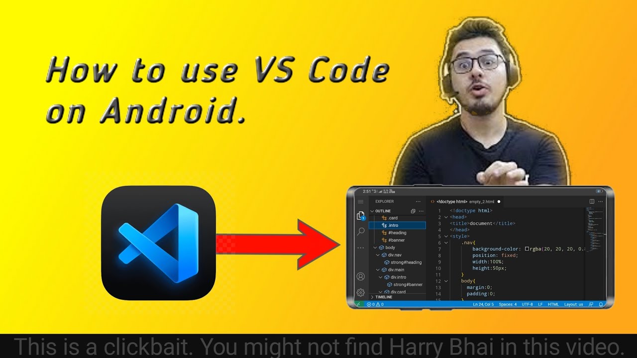 how to use VS code in Android | how to open files in vs code in Android ...