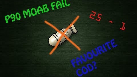 25-1 P90 MOAB FAIL Hardhat Kill Confirmed MW3